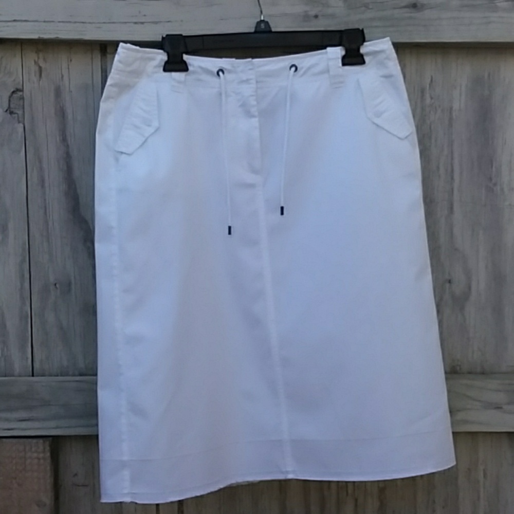 White skirt